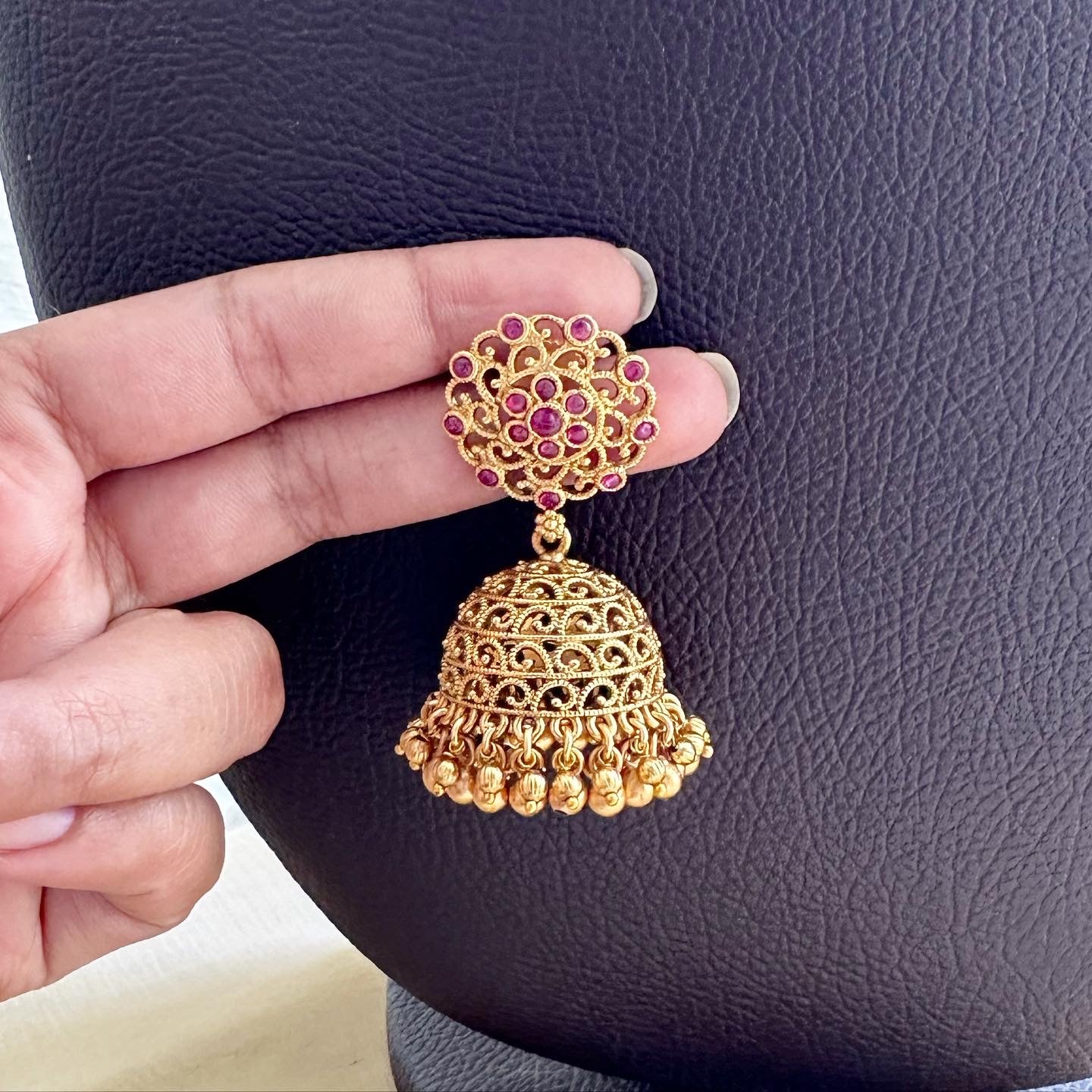 Filigree Ruby jumkhas