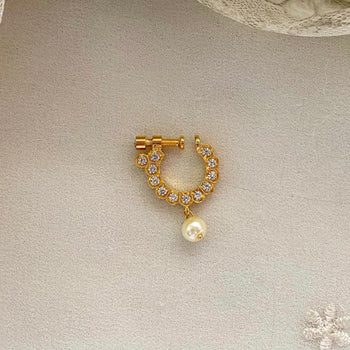 Dotts Nath/nose ring - Right side - Full White