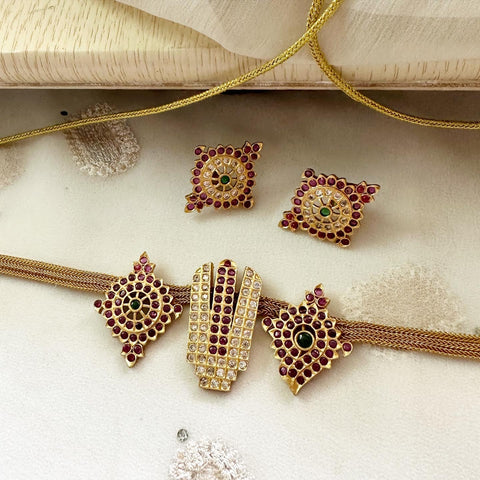 Matte CZ Choker set