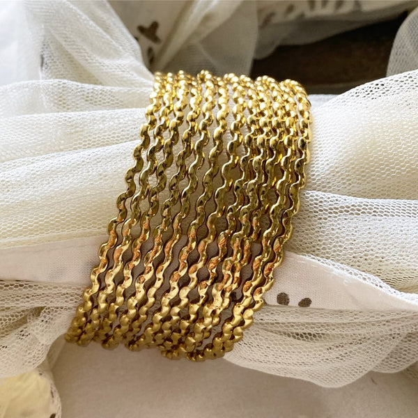 Waves bangles - set of 12