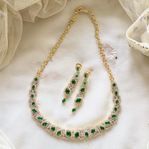 Green tear drop perfect misfits short set
