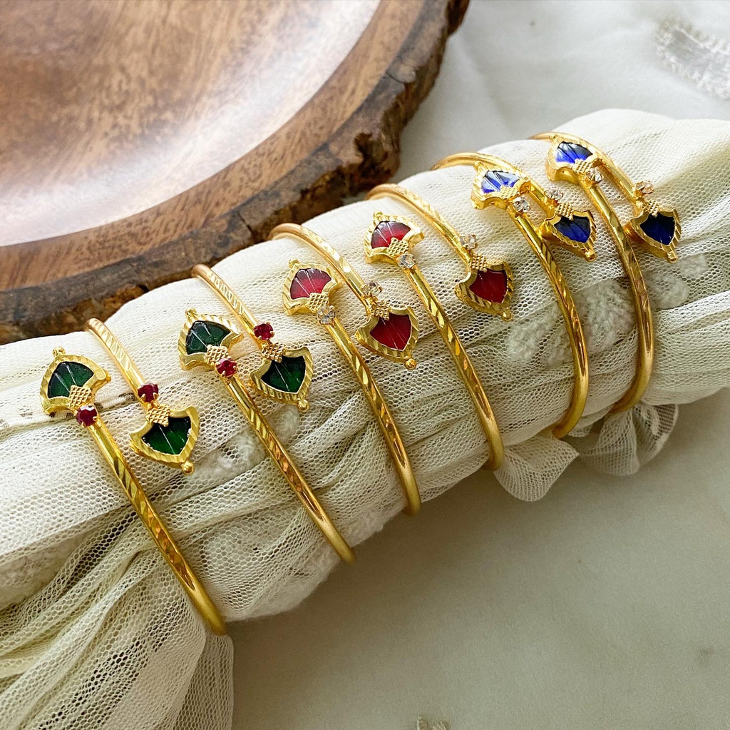 Kerala Style Gold Bangle Designs  Dhanalakshmi Jewellers