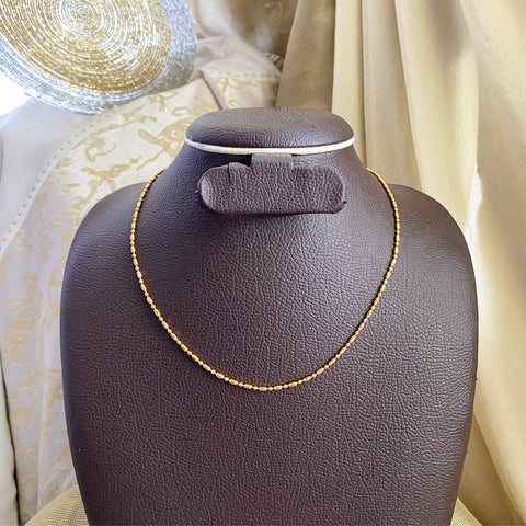 Dotted tube necklace - Adorna