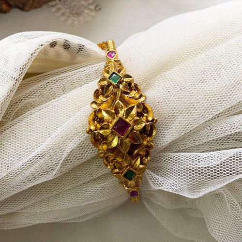 Abstract floral kemp kada/bracelet