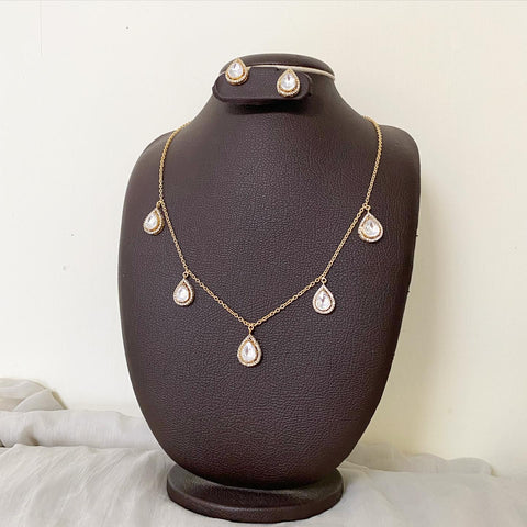 Kundan Rain drops set