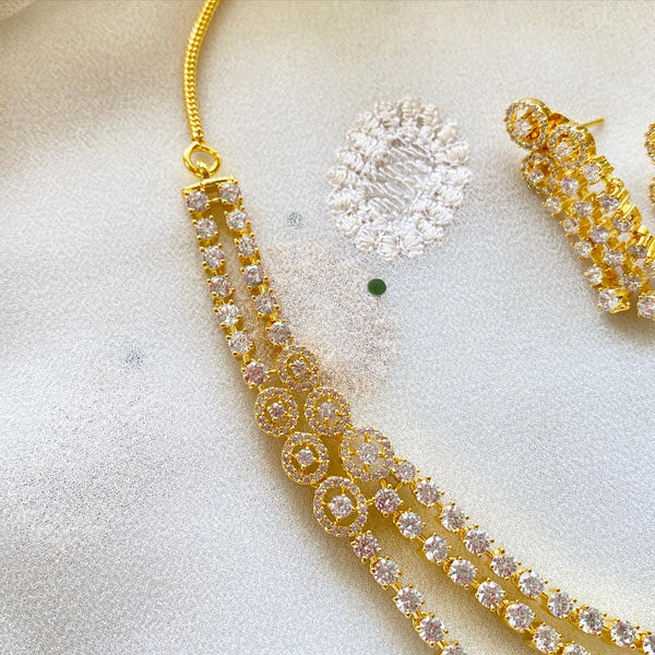 Diamond Layered gold AD short set