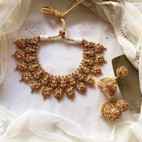 Bridal heavy temple short set