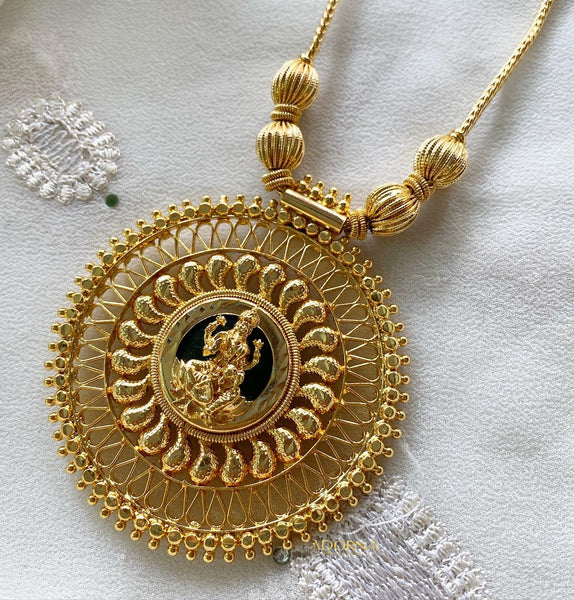 Lakshmi Pallaka pendant chakra necklace
