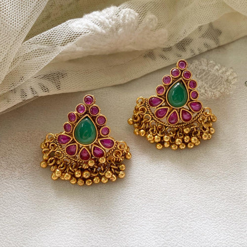 Matte thilak kemp stud earrings