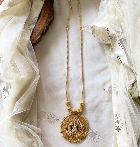 Lakshmi Pallaka pendant chakra necklace