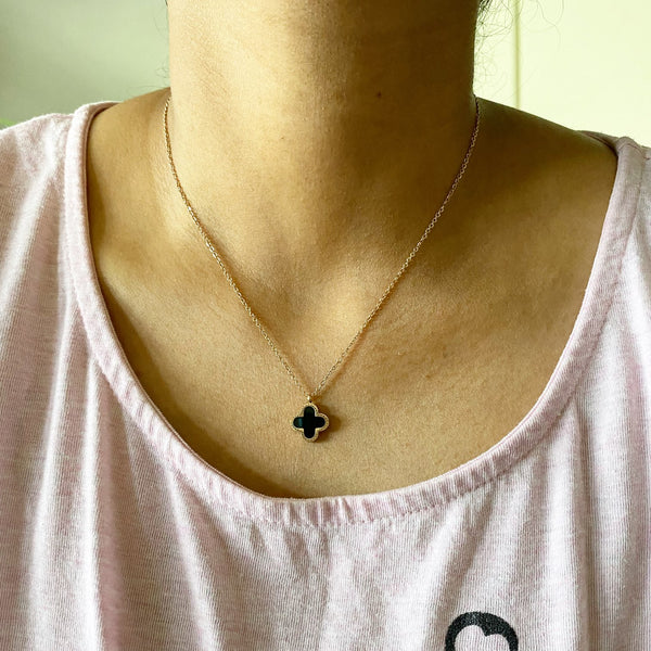 Clover necklace 2-in-1 colour - Adorna