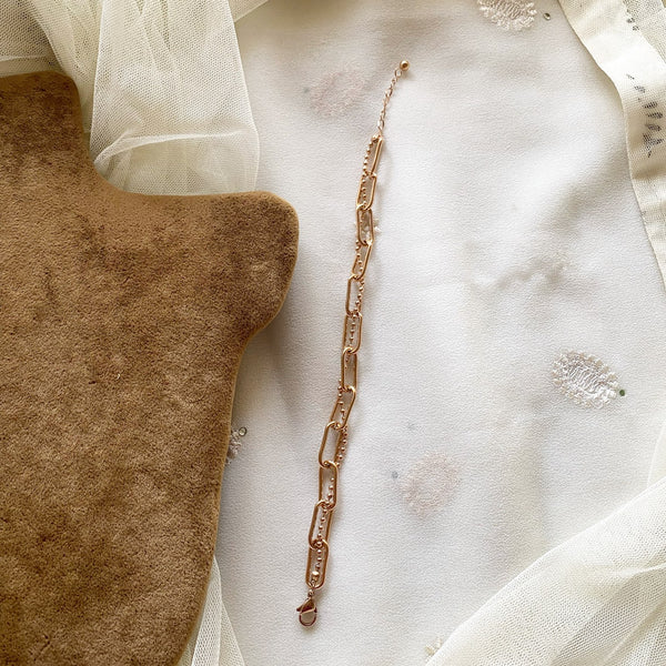 Rectangle link bracelet